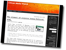 Citizen Media Watch blog