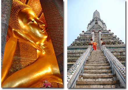 Wat Po and Wat Arun