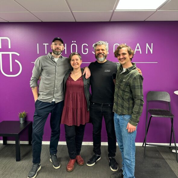 Christian Armgarth, Lotta Holmström, Sunny Vanderwall och Rafael Schmidl.